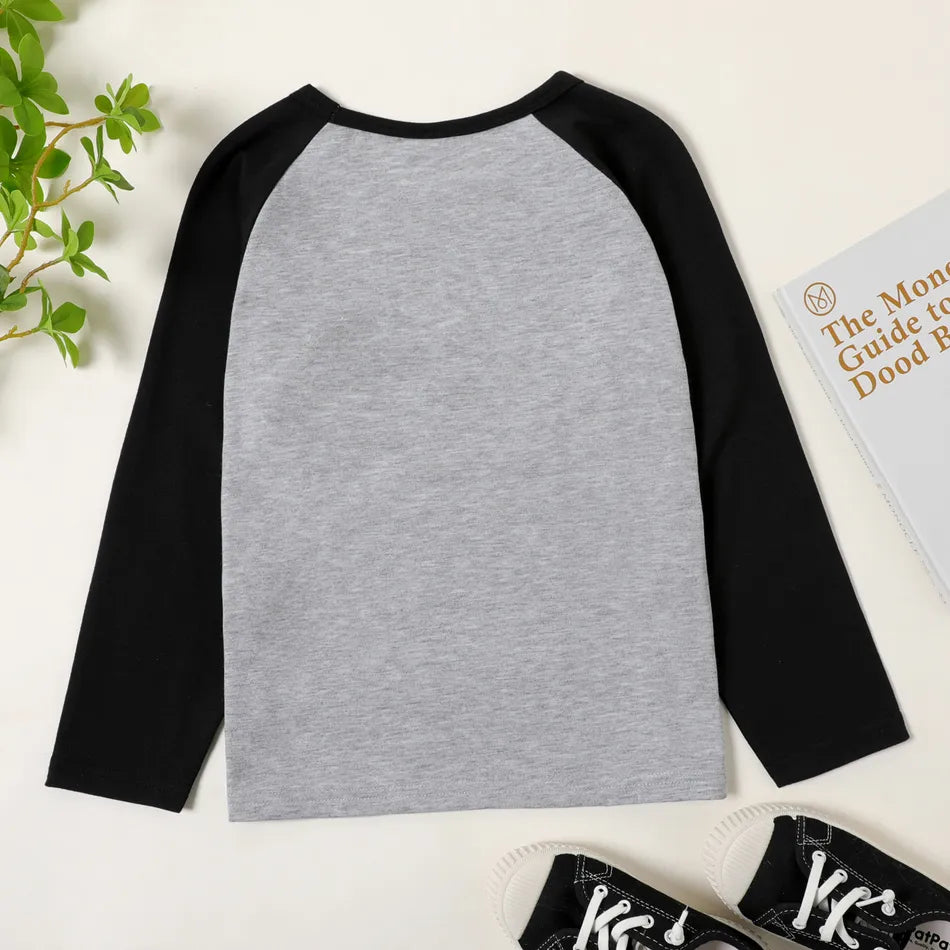 Boys Long Sleeve Baseball Shirt