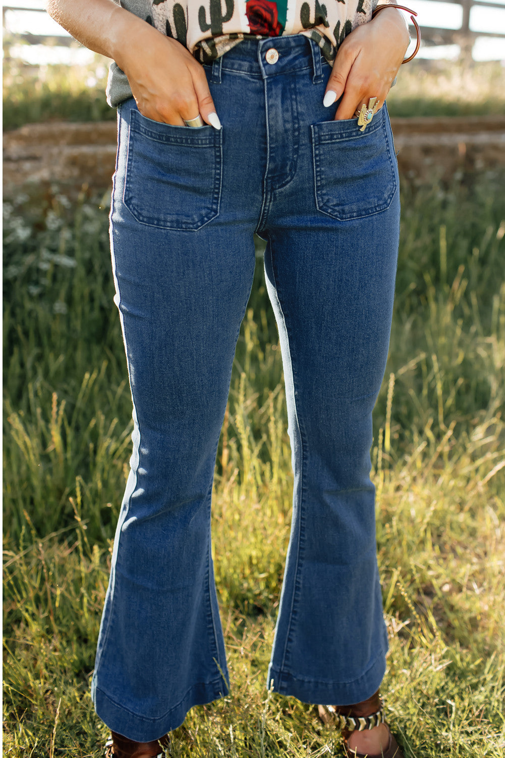 Pocket Bell Bottoms