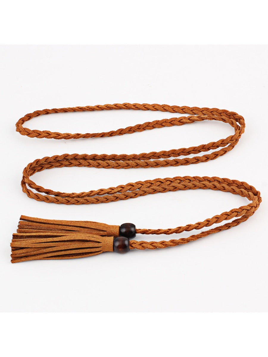 Braided Tassel Belts