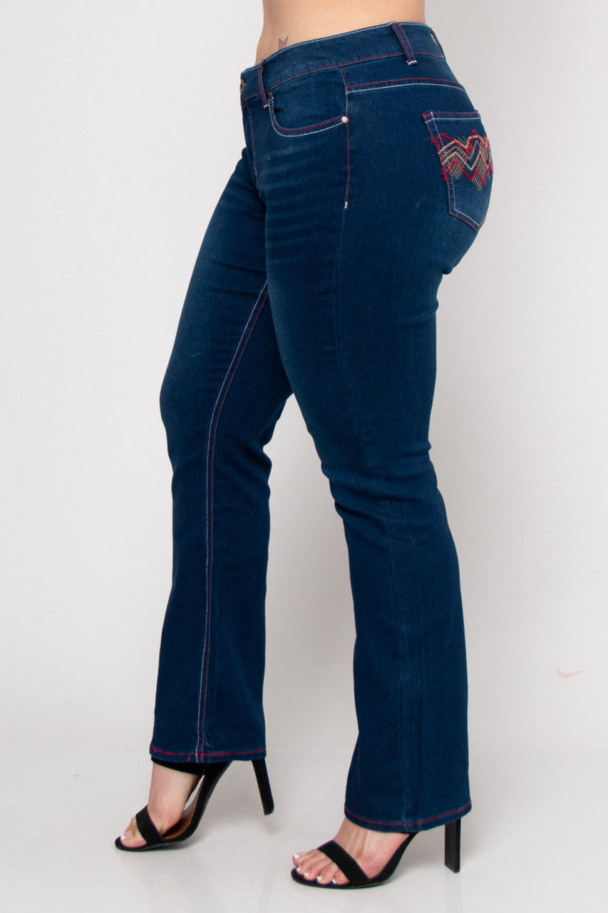 Lined Up Jeans