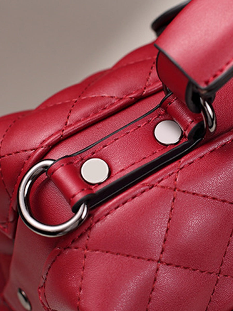 Quilted Buckle Bag