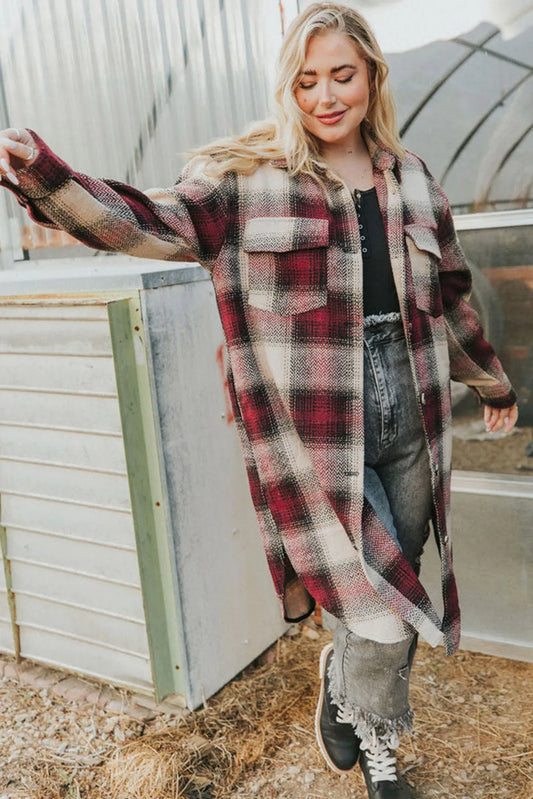 Red Plaid Shacket