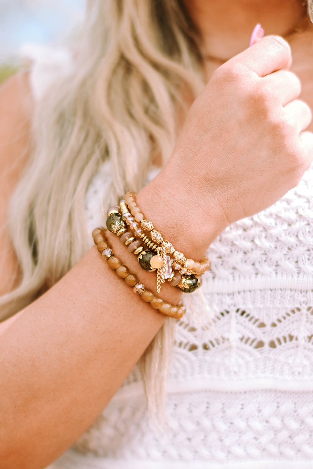 Brown Bead Stack