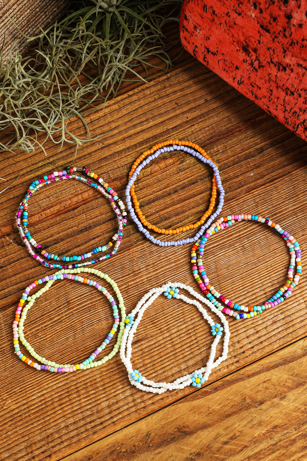 Vibrant Anklet Set