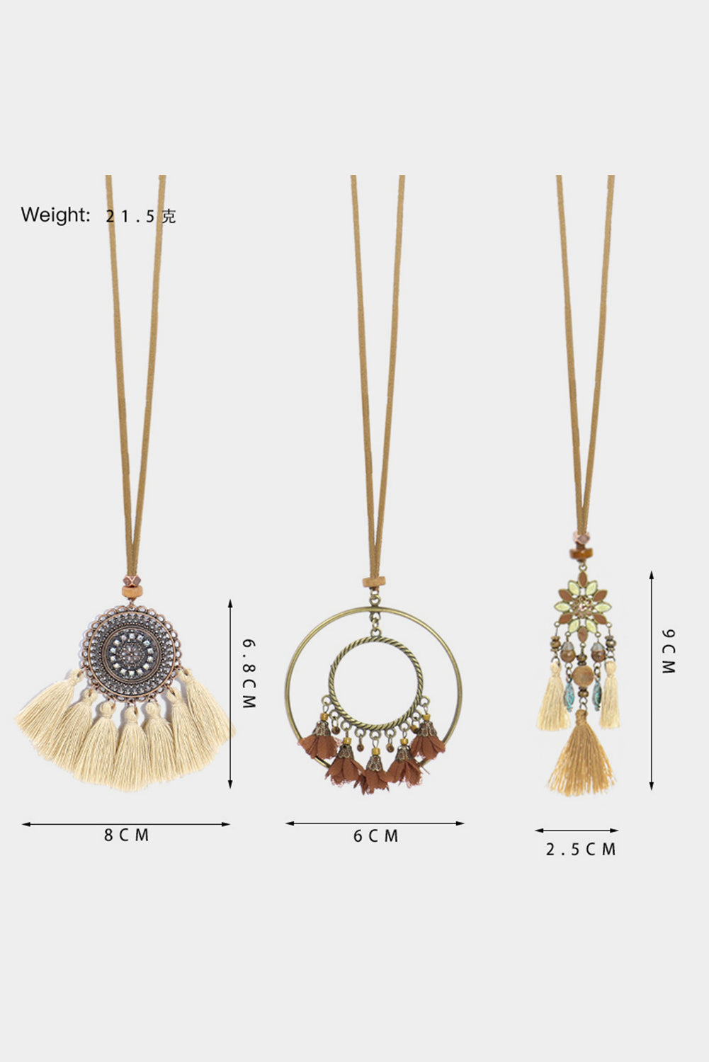 Boho Pendant Necklace Sets