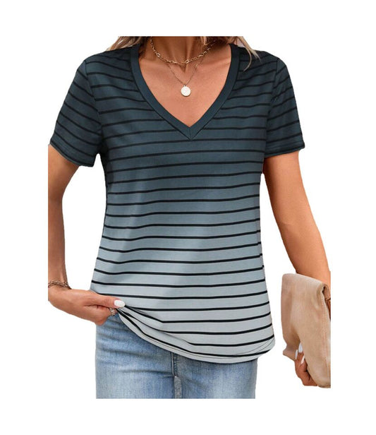 Gradient Stripe Tee