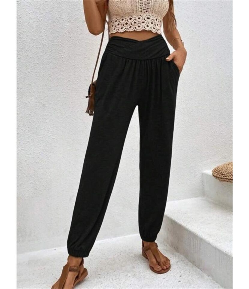 Twist Waist Casual Pants