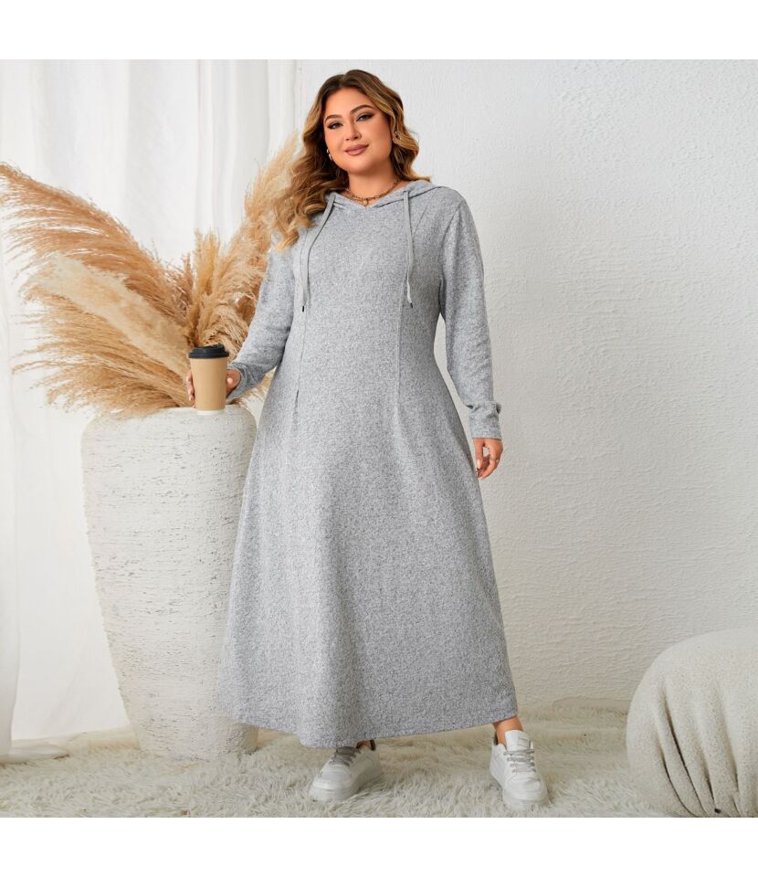 Hooded A Line Dress