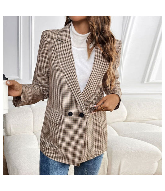 Houndstooth Blazer