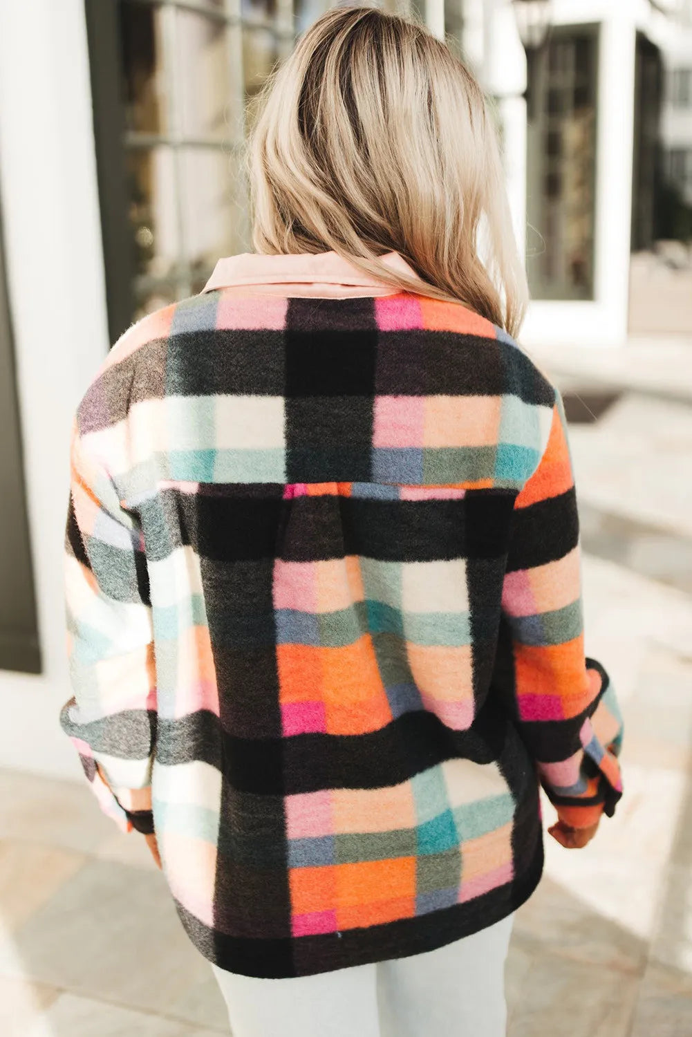 Sherpa Check Pullover