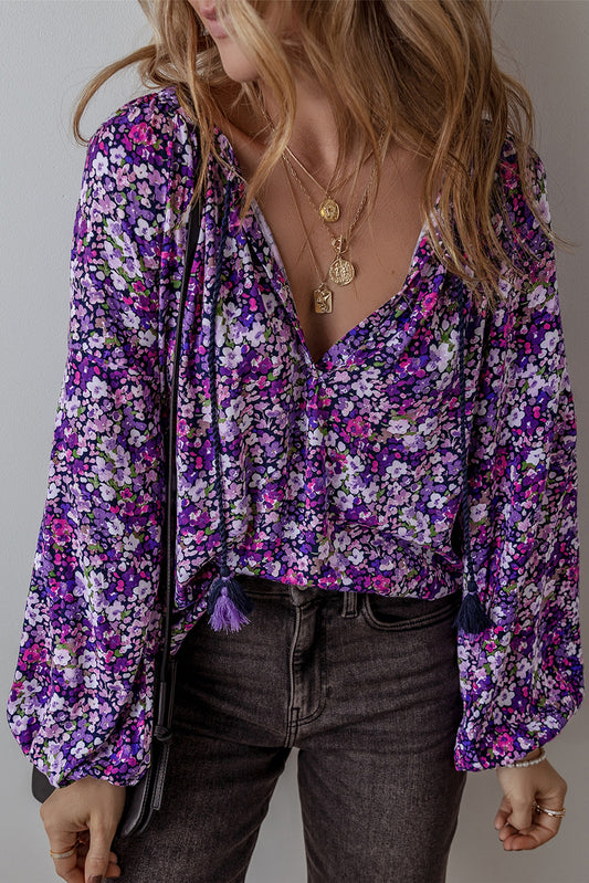 Purple Floral Boho