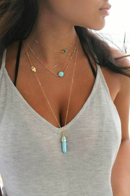 Turquoise Pendant Necklace