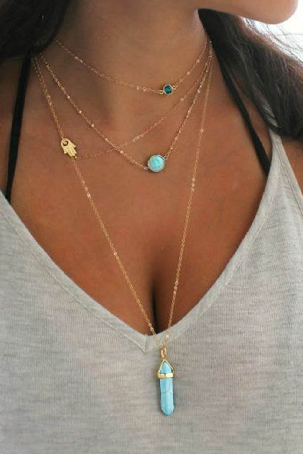 Turquoise Pendant Necklace
