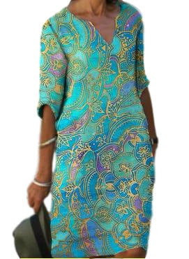 Printed Tunic Dresses