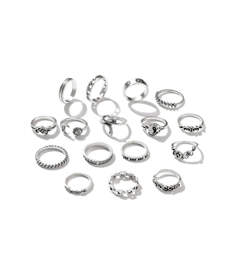 Sun Moon Ring Set Amaryllis Apparel