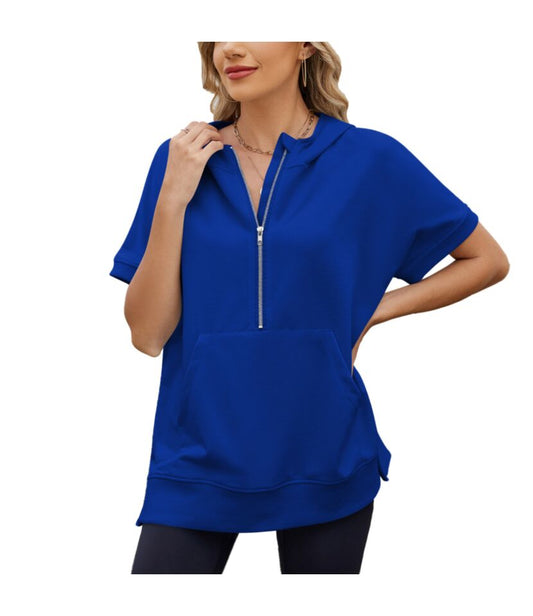 Hoodie Zip Top
