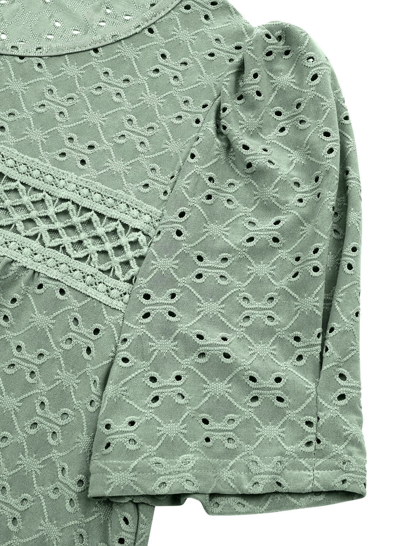Eyelet Tee