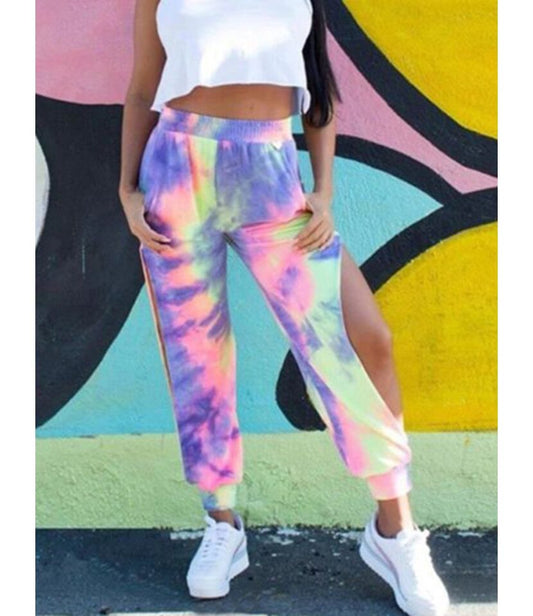 Tie Dye Split Pant