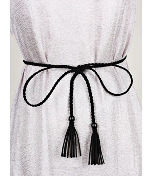 Braided Tassel Belts