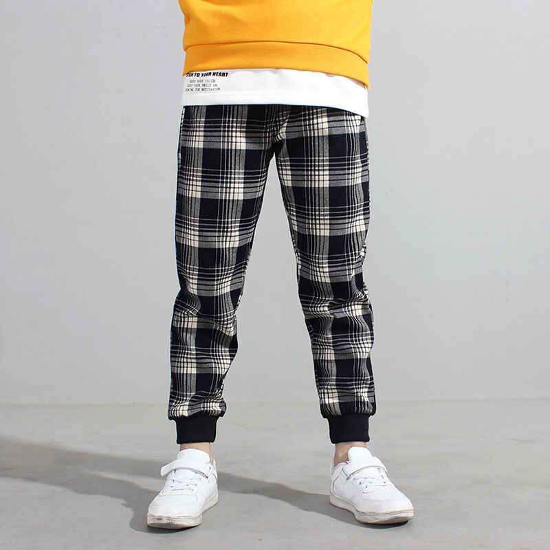 Checked Joggers