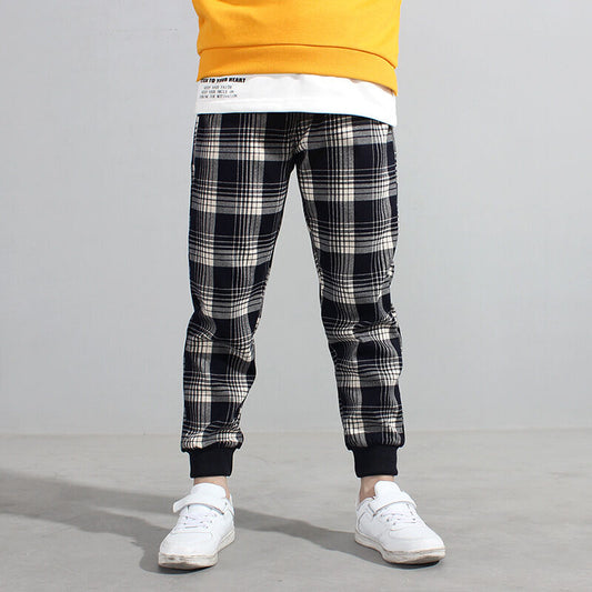 Checked Joggers