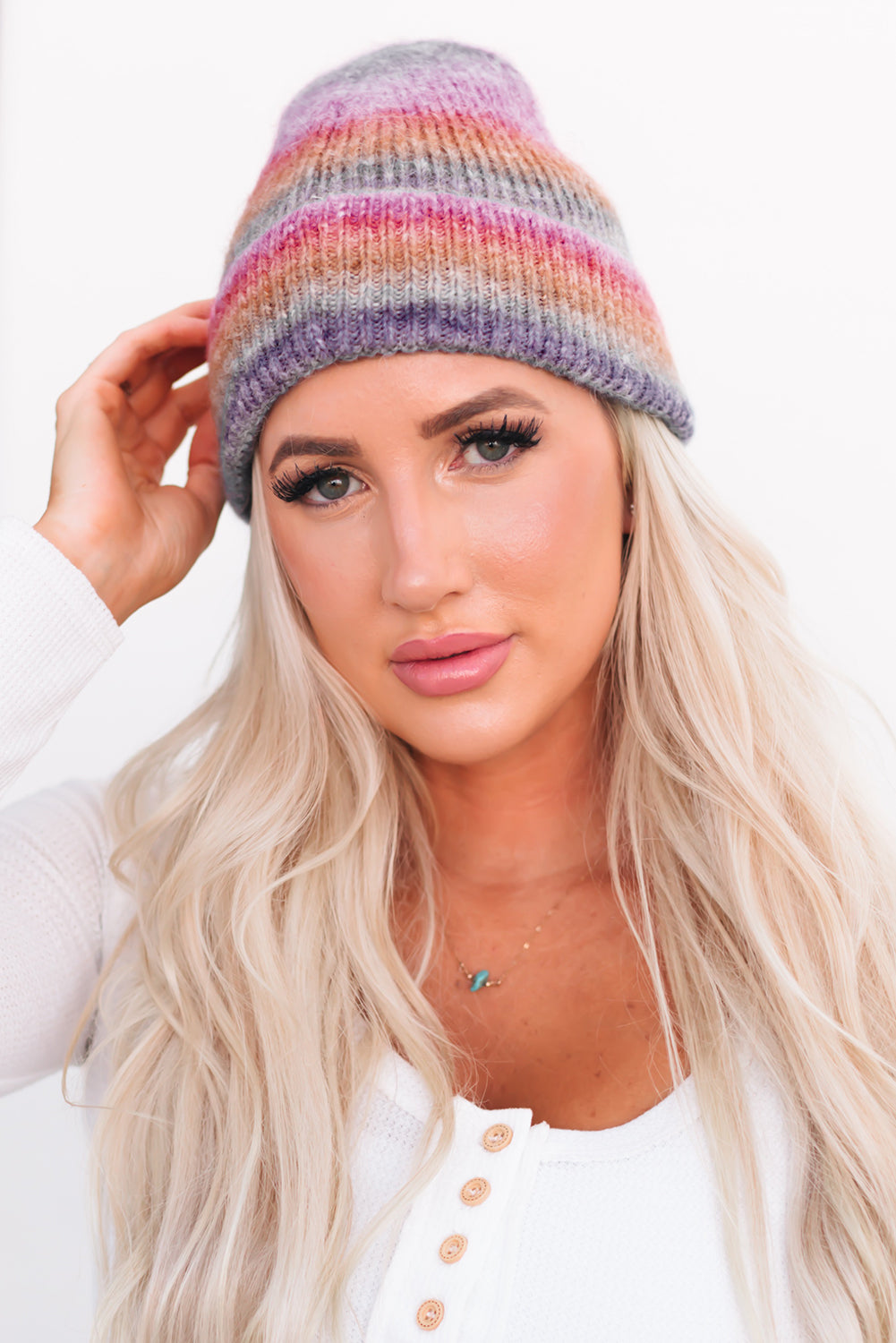 Colorful Knit Beanie