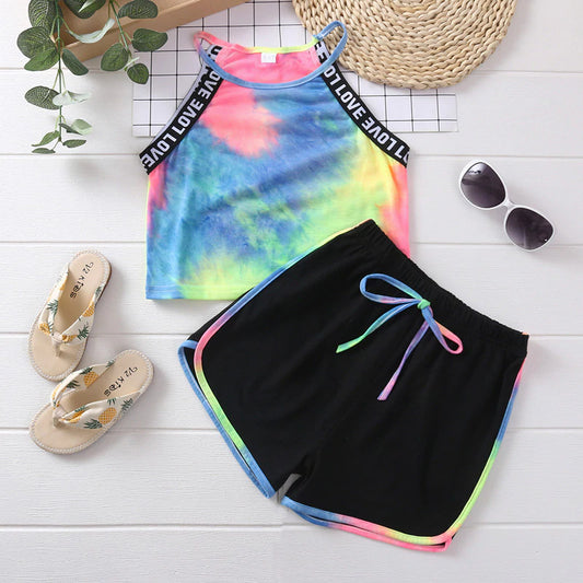 Girls Tie Dye Set