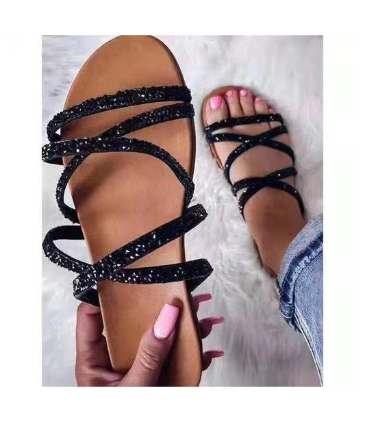 Rhinestone Sandals